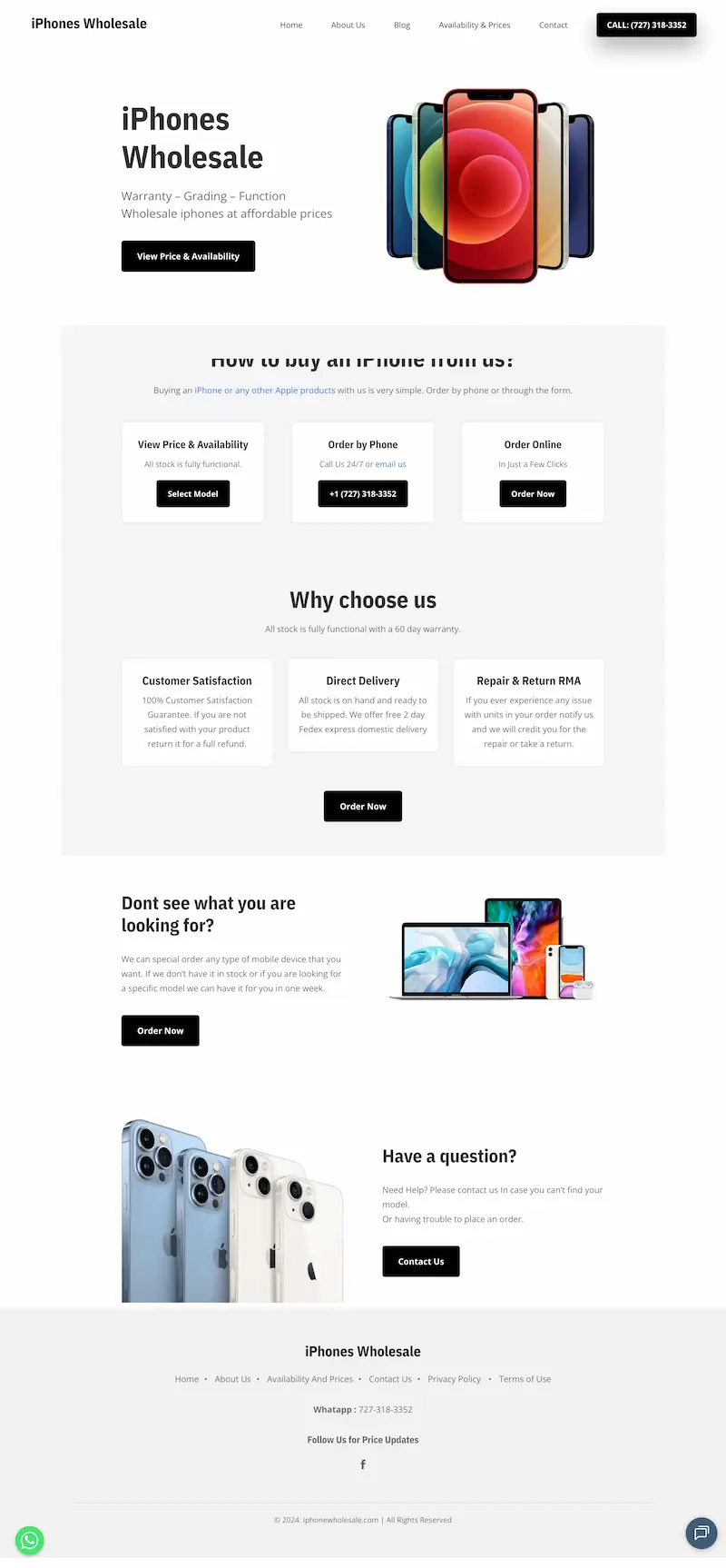 Homepage screenshot of the alwardi.com website