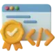 Icon of a magnifying glass over screen pixels, representing Ajeet Singh's pixel-perfect development process.